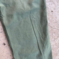 1960’s Vietnam War Repaired OG-107 Fatigue Pants Medium