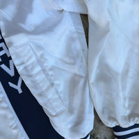 1980’s US Navy VAW-122 Steeljaw Hand Drawn Satin Jacket Large