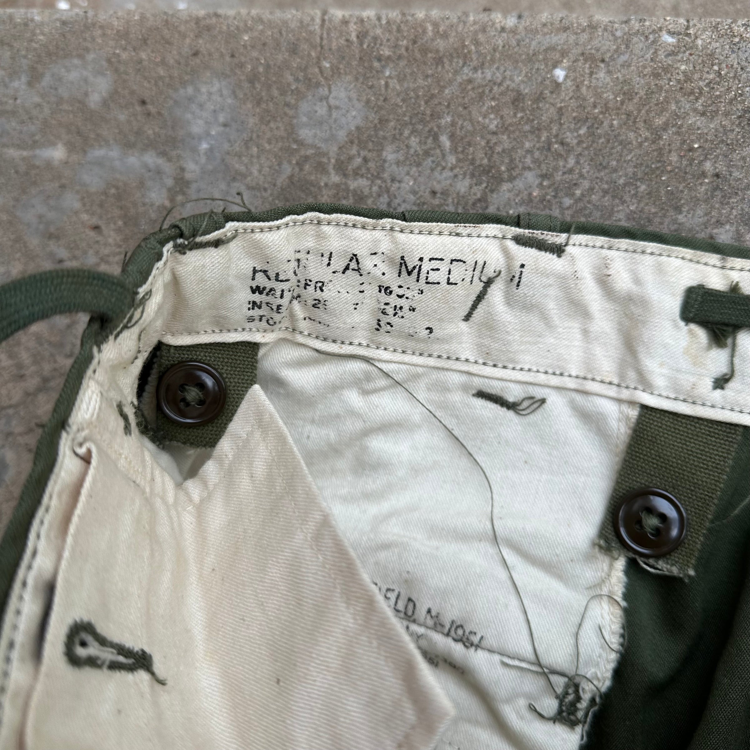 1950’s M-51 Field Trousers Medium Regular