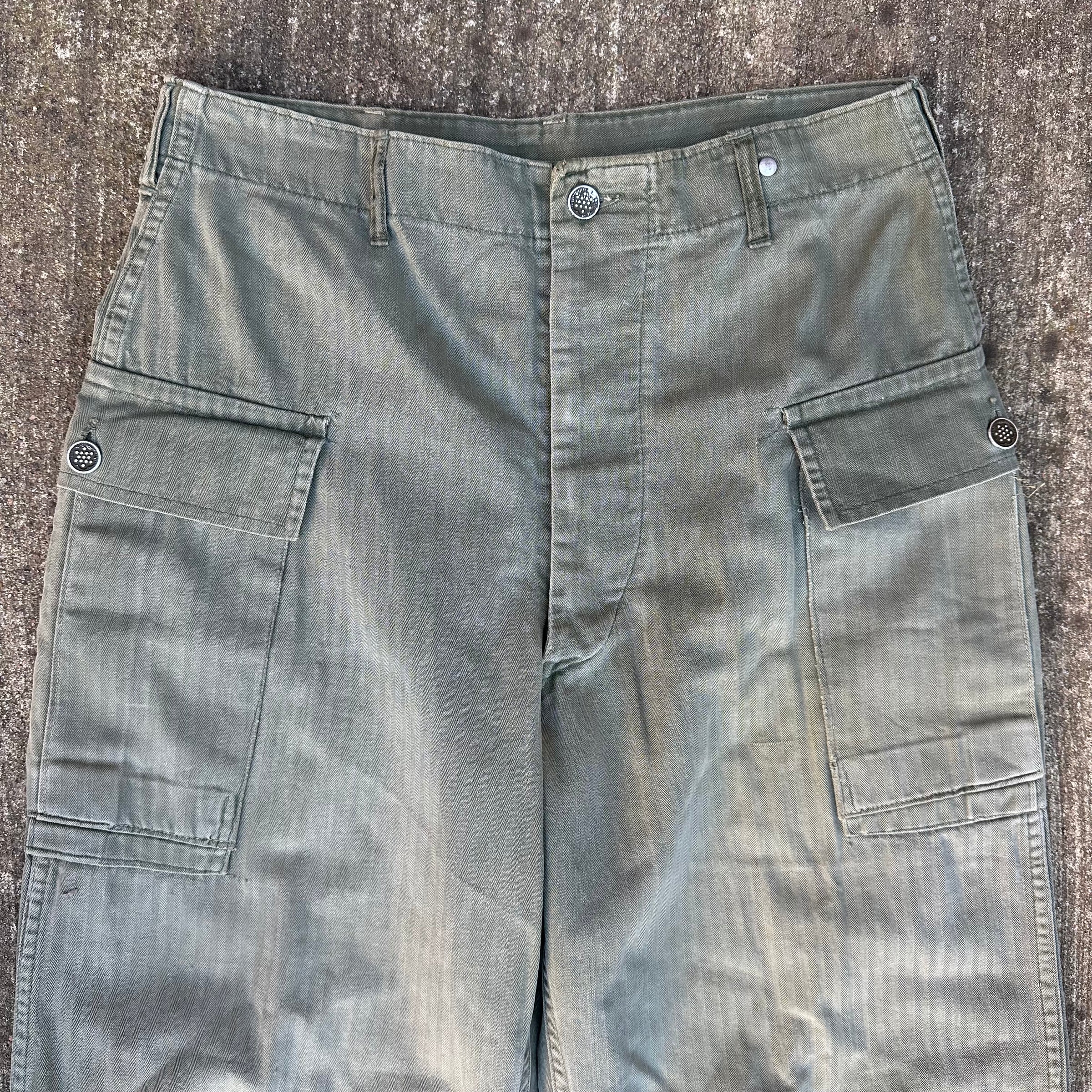 1940’s WWII US Army HBT Pants 32” Waist