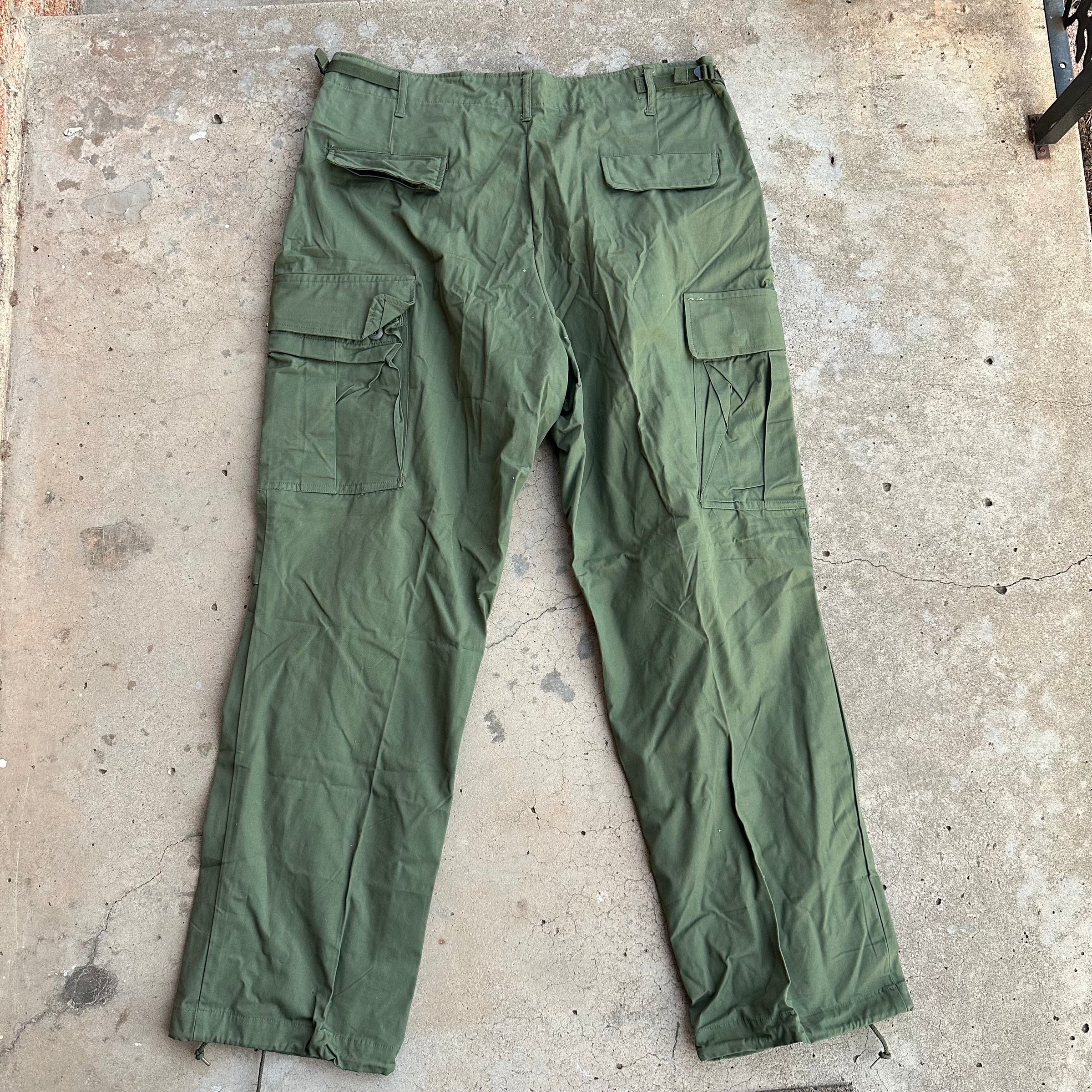 1960’s Deadstock Vietnam War Poplin Jungle Pants Large Regular