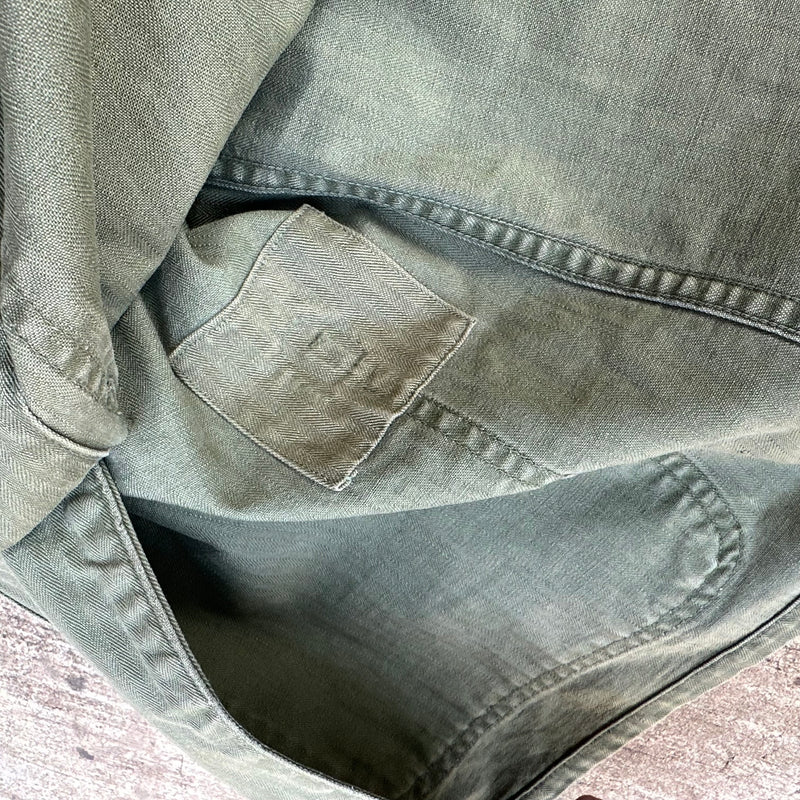 1940’s WWII USN N-3 HBT Utility Jacket 23.5” Chest