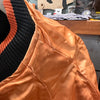 1950’s Patched Reversible Orange and Black Varsity Jacket 25” Chest