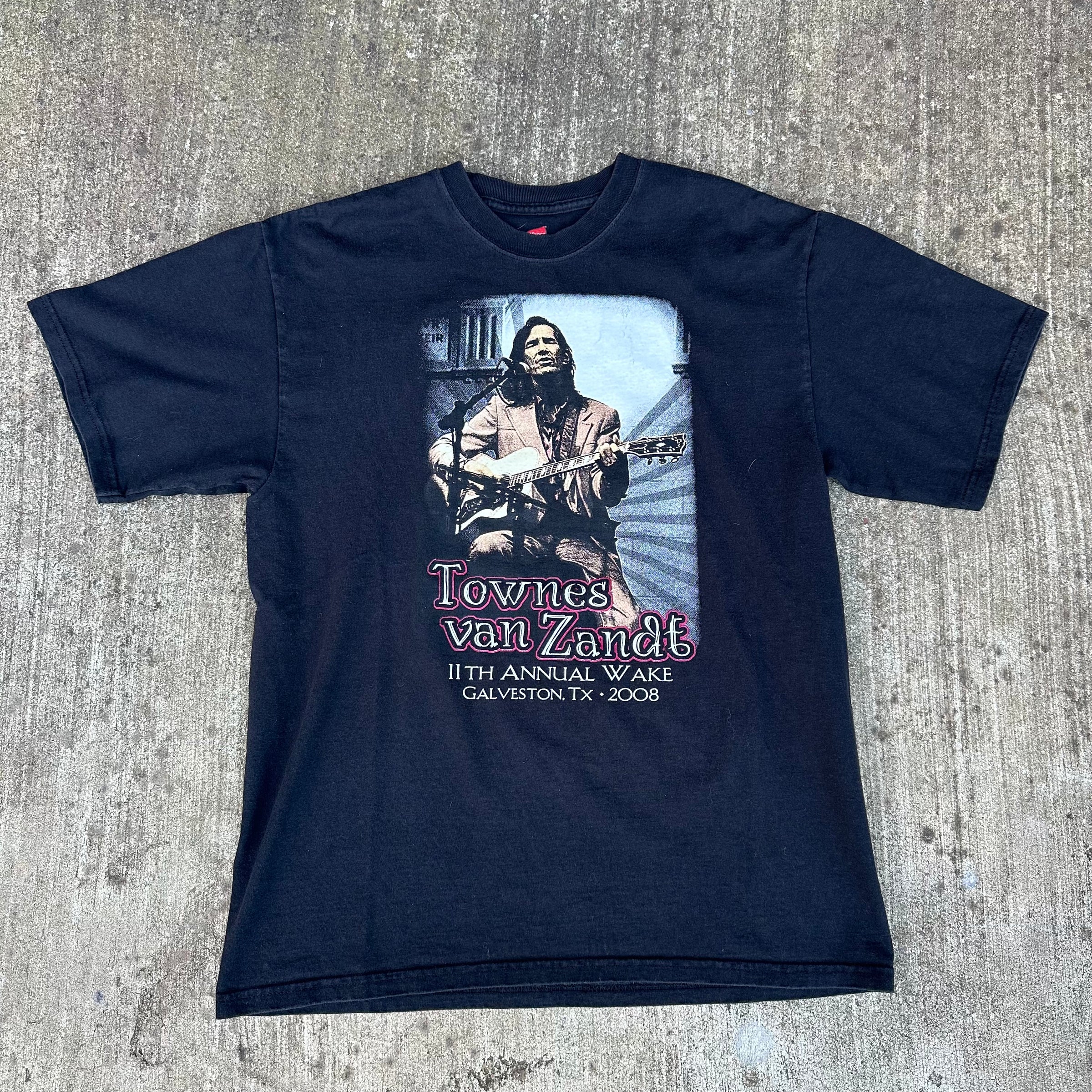 2008 Townes Van Zandt Memorial T-Shirt Medium