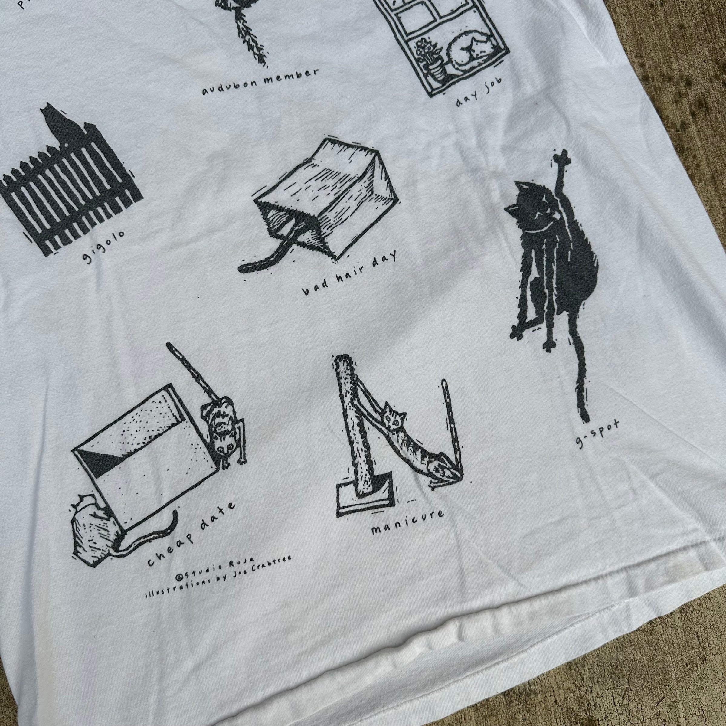 1990’s Studio Roja Cat T-Shirt Medium