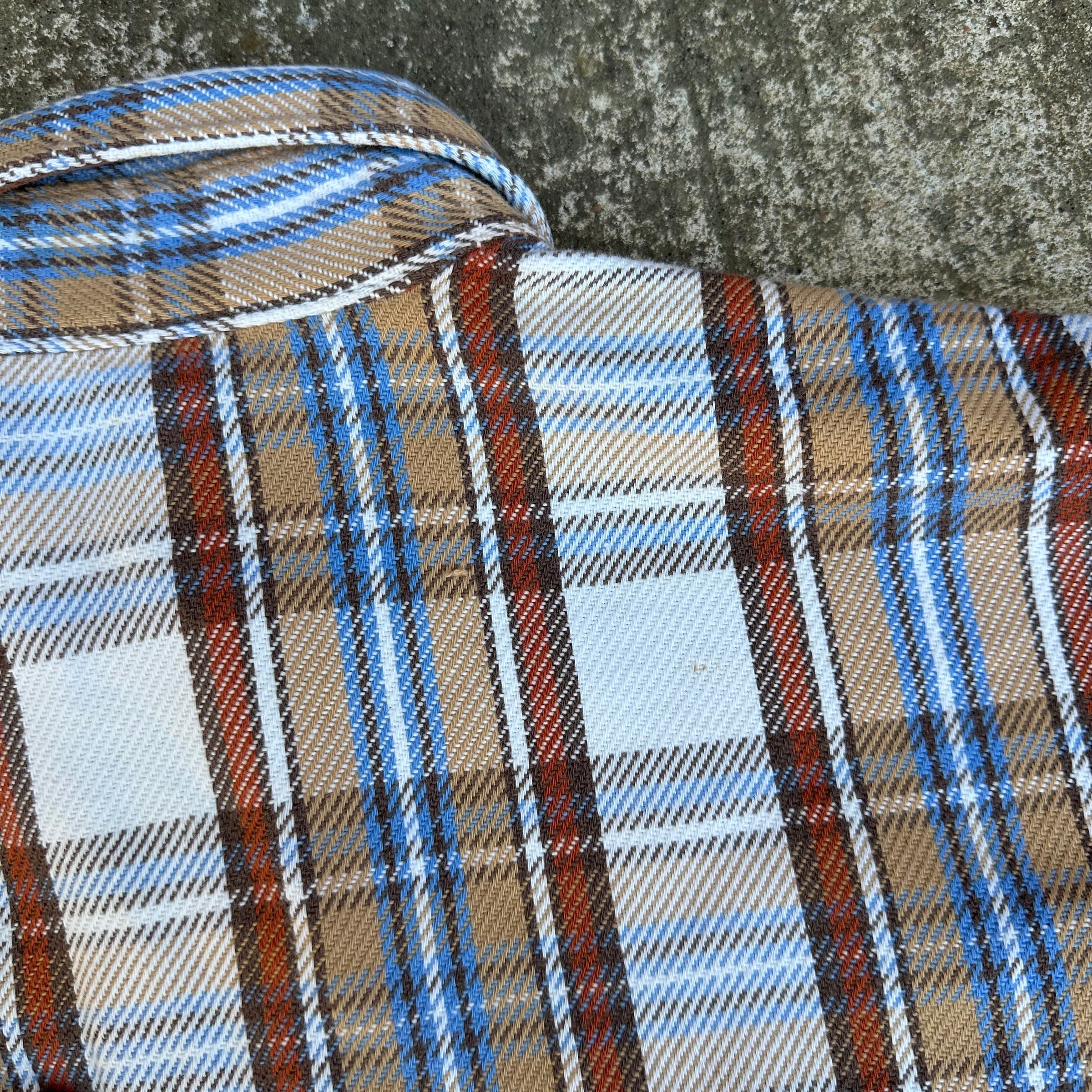 1970’s Big Mac Cotton Flannel Shirt Large