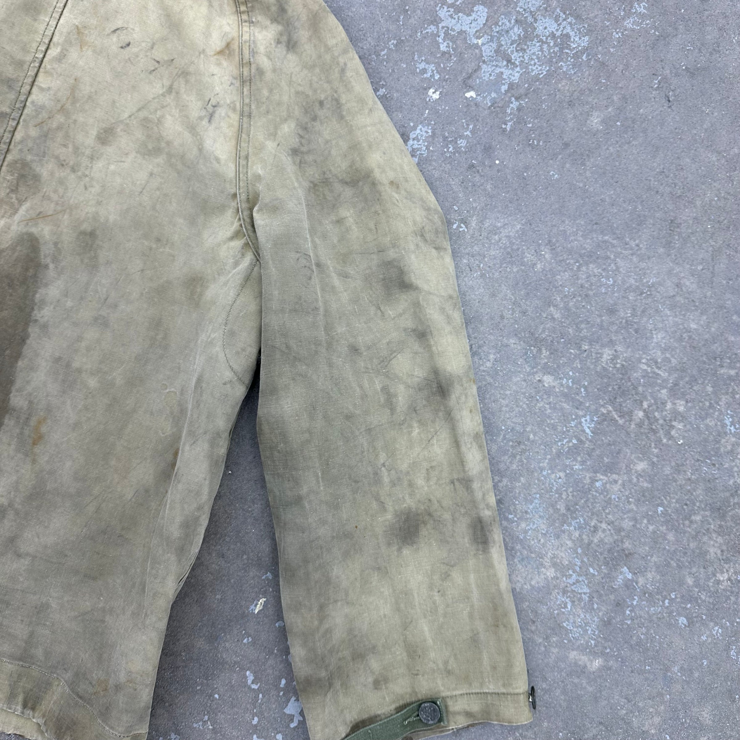 1940’s WWII USN Hook Clasp Foul Weather Parka 26” Chest