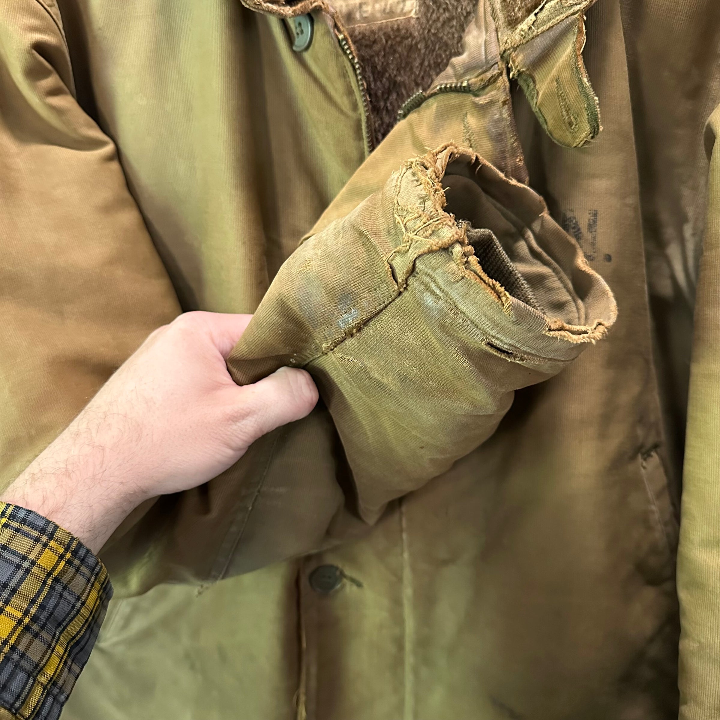 1940’s WWII USN N-1 Deck Jacket Size 42