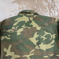 1960’s Vietnam War Poplin ERDL Camo Jungle Jacket Small Regular