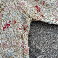 1950’s Tem-Tex Jacquard Brocade Satin Western Shirt