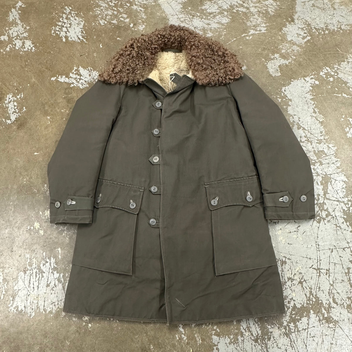 1940’s m/1944 livpäls Swedish Army Military Jacket 24” Chest
