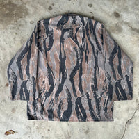 1970’s Neet Products Vertical Tiger Stripe Camo Jacket Large
