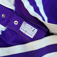 1970’s Medalist Sand Knit West Dragons Purple Nylon Warm Up Jacket Size 38