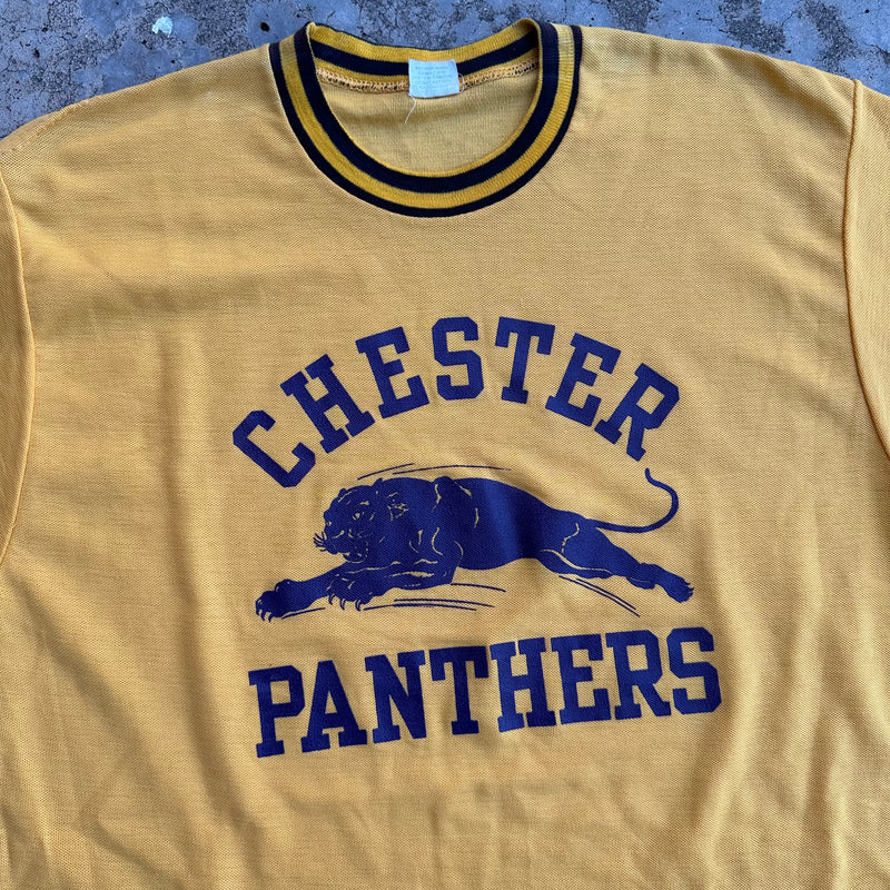 1970’s/80’s Chester Panthers Ringer T-Shirt Medium