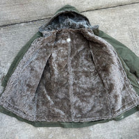 1940’s WWII M-1945 Overcoat Parka with Liner Medium