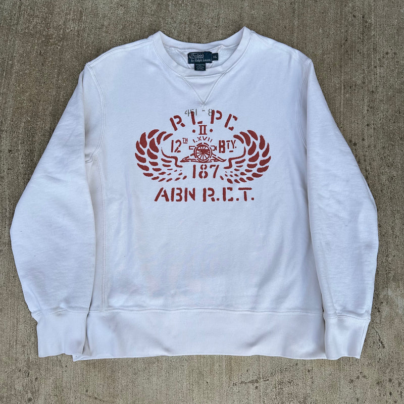 1990’s/2000’s Polo Ralph Lauren Stenciled Double V Sweatshirt XL