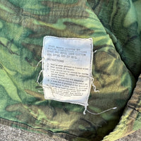 1960’s Vietnam War Poplin ERDL Camo Jungle Jacket Large Regular
