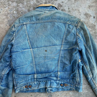 1960’s Maverick Blue Bell Sherpa Lined Denim Jacket Size 40