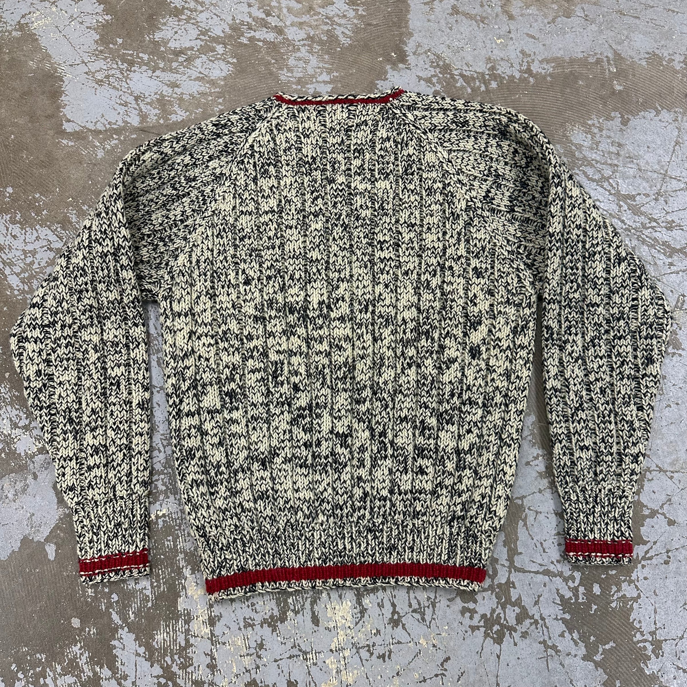 1990’s Polo Country Hand Knit Wool Sweater Medium