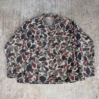 1960’s Storm-Pruf Beo-Gam Camo Fatigue Shirt L/XL