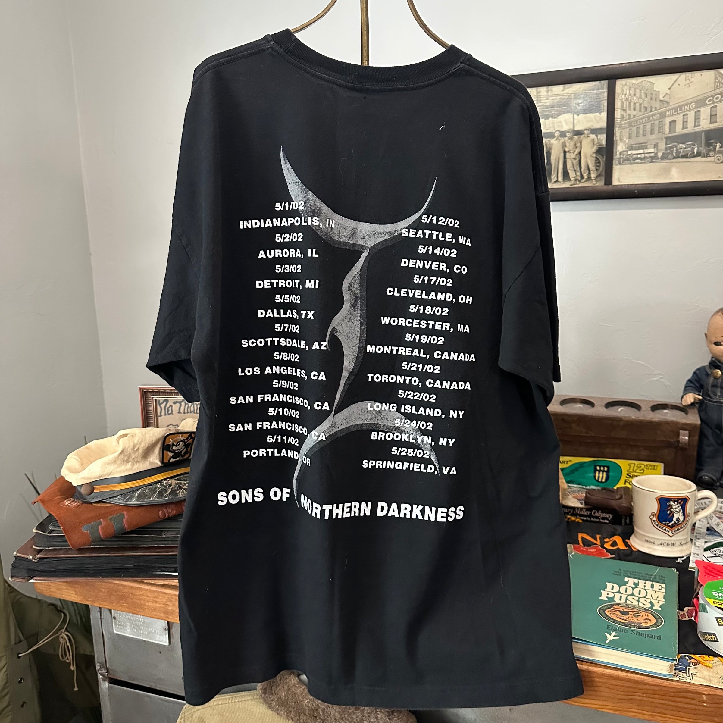 2002 Immortal Sons of Northern Darkness Tour T-Shirt XL