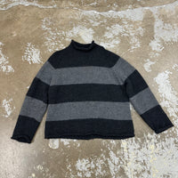1990’s J Crew Wool Striped Roll Neck Sweater XL