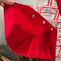 1960’s/70’s Reversible Budweiser All Over Print Suit Vest