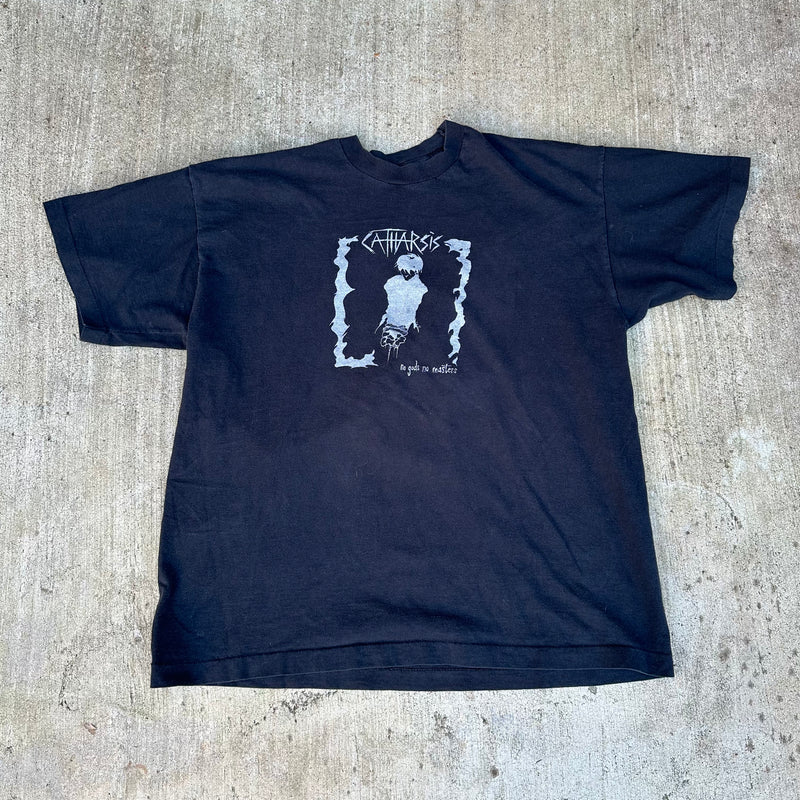1990’s Catharsis “No Gods, No Masters” Band T-Shirt XL