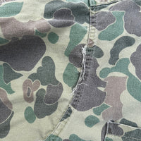 1960’s Kamo Brand 13 Star Button Duck Hunter Camo Shirt 23.5” Chest