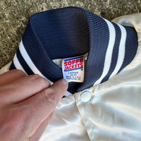 1980’s US Navy VAW-122 Steeljaw Hand Drawn Satin Jacket Large