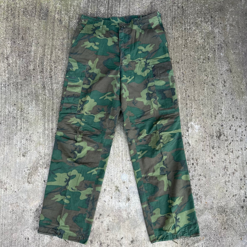 1960’s ERDL Camo Jungle Pants Named to Marine Colonel Medium Long
