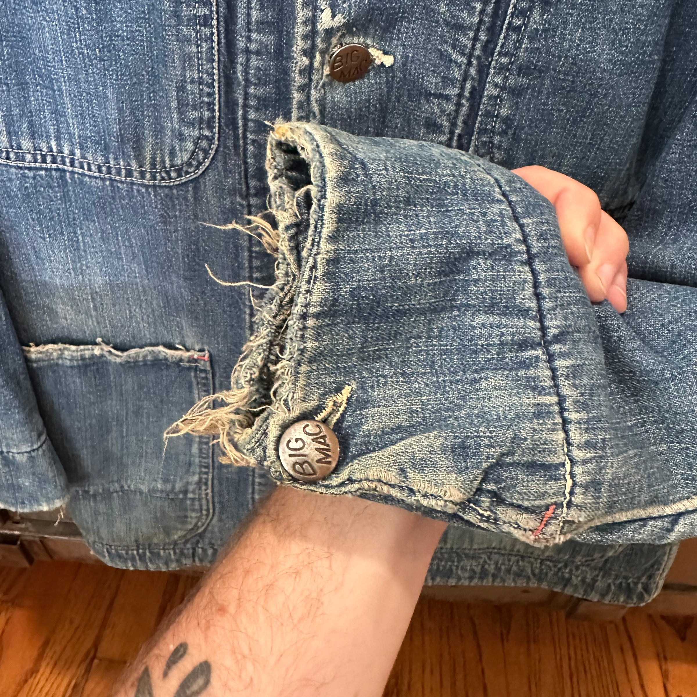 1950’s Penney’s Big Mac Blanket Lined Denim Chore Jacket