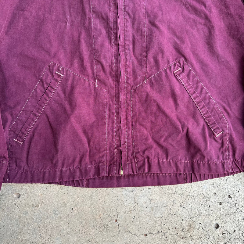 1940’s/50’s Burgundy Work Jacket 21” Chest