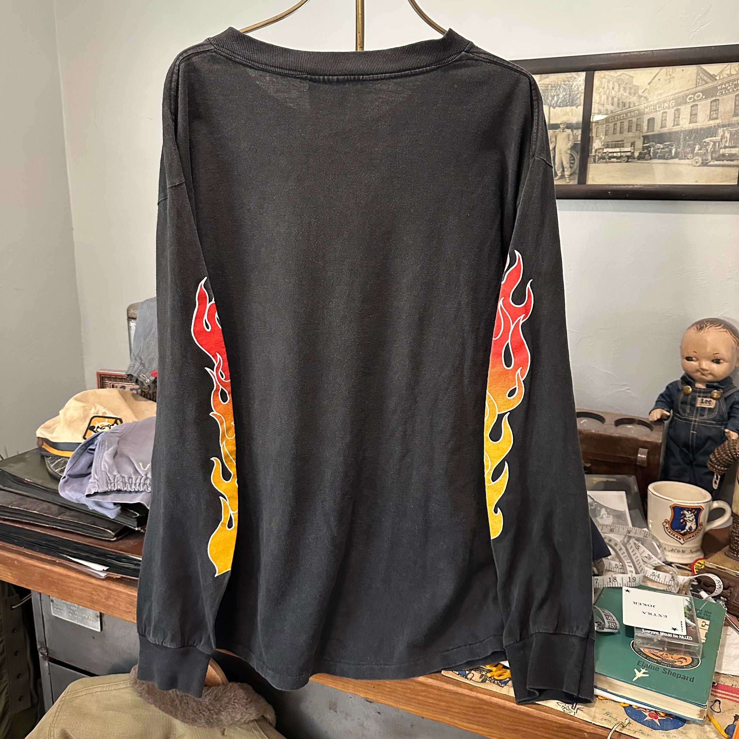 1994 The Cramps Flamejob Album Promo Longsleeve T-Shirt Large
