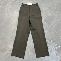 1940’s WWII Era Whipcord Dress Pants 30” Waist