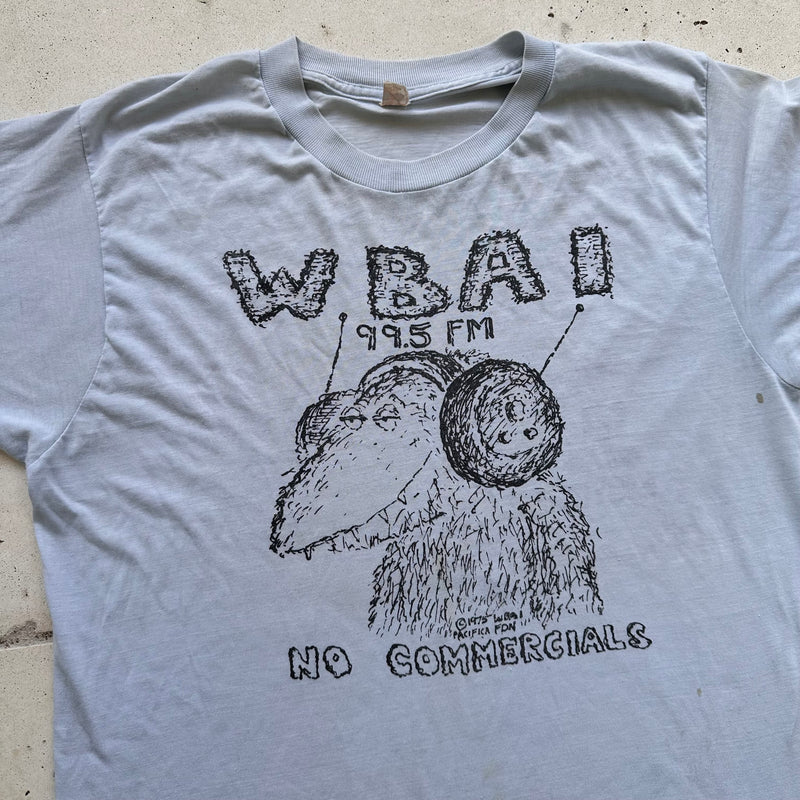 1970’s WBAI NYC Counterculture Radio Station T-Shirt S/M