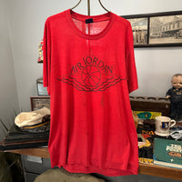 1985 Paper Thin Air Jordan Wings T-Shirt Large