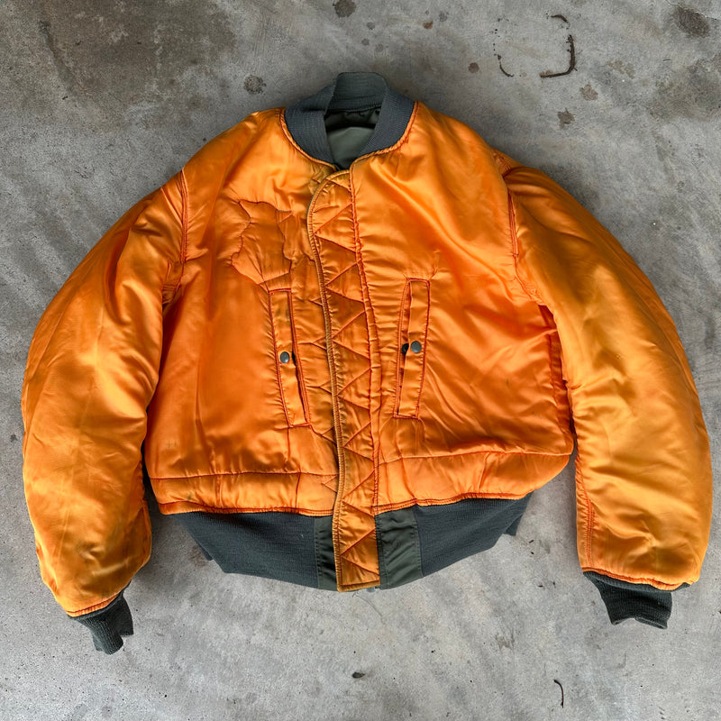 1960’s Patched MA-1 Flight Jacket Large