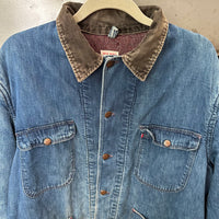1960’s Penney’s Big Mac Blanket Lined Denim Chore Jacket 25” Chest