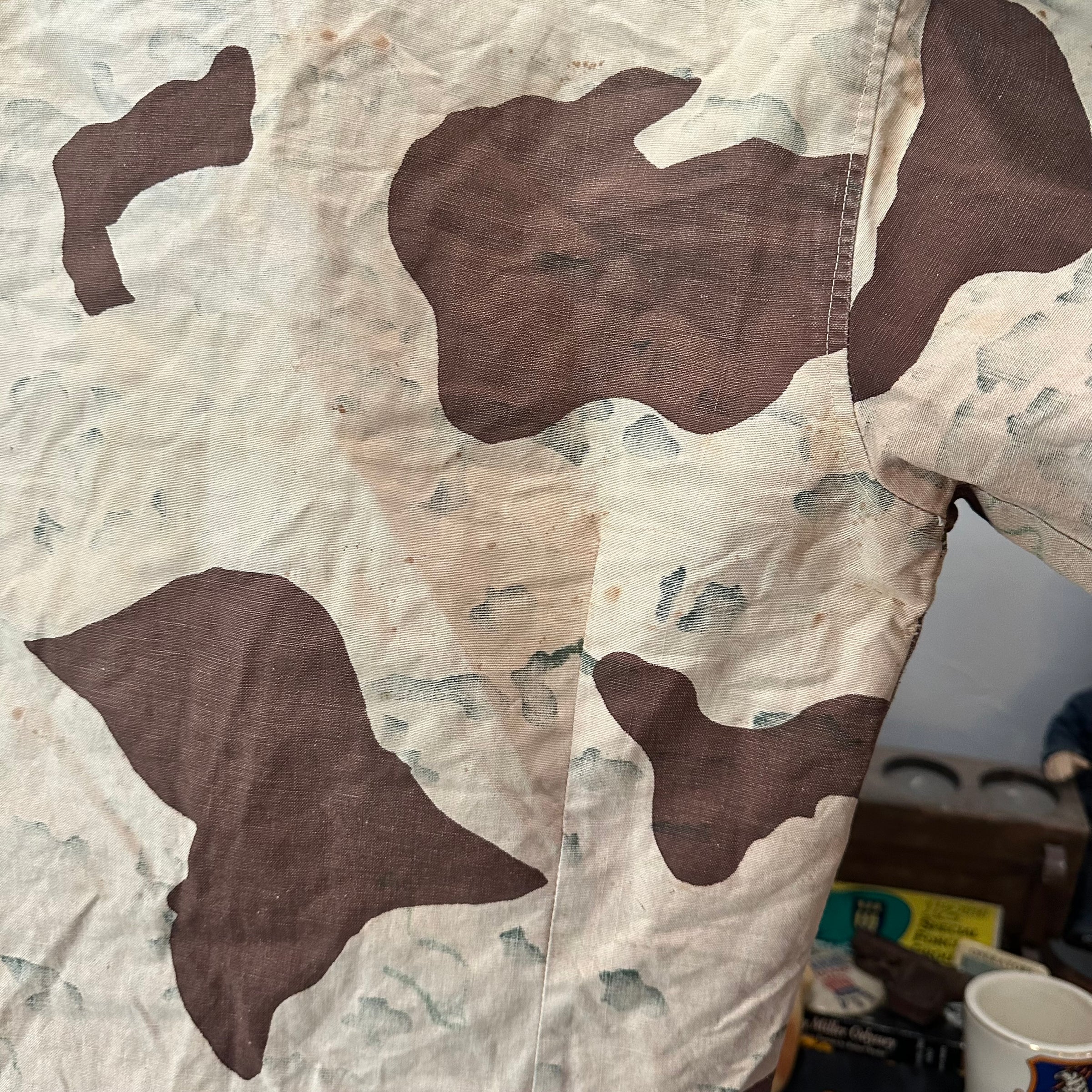 1960’s/70’s Egyptian Military Rocks/Sand Camo Shirt