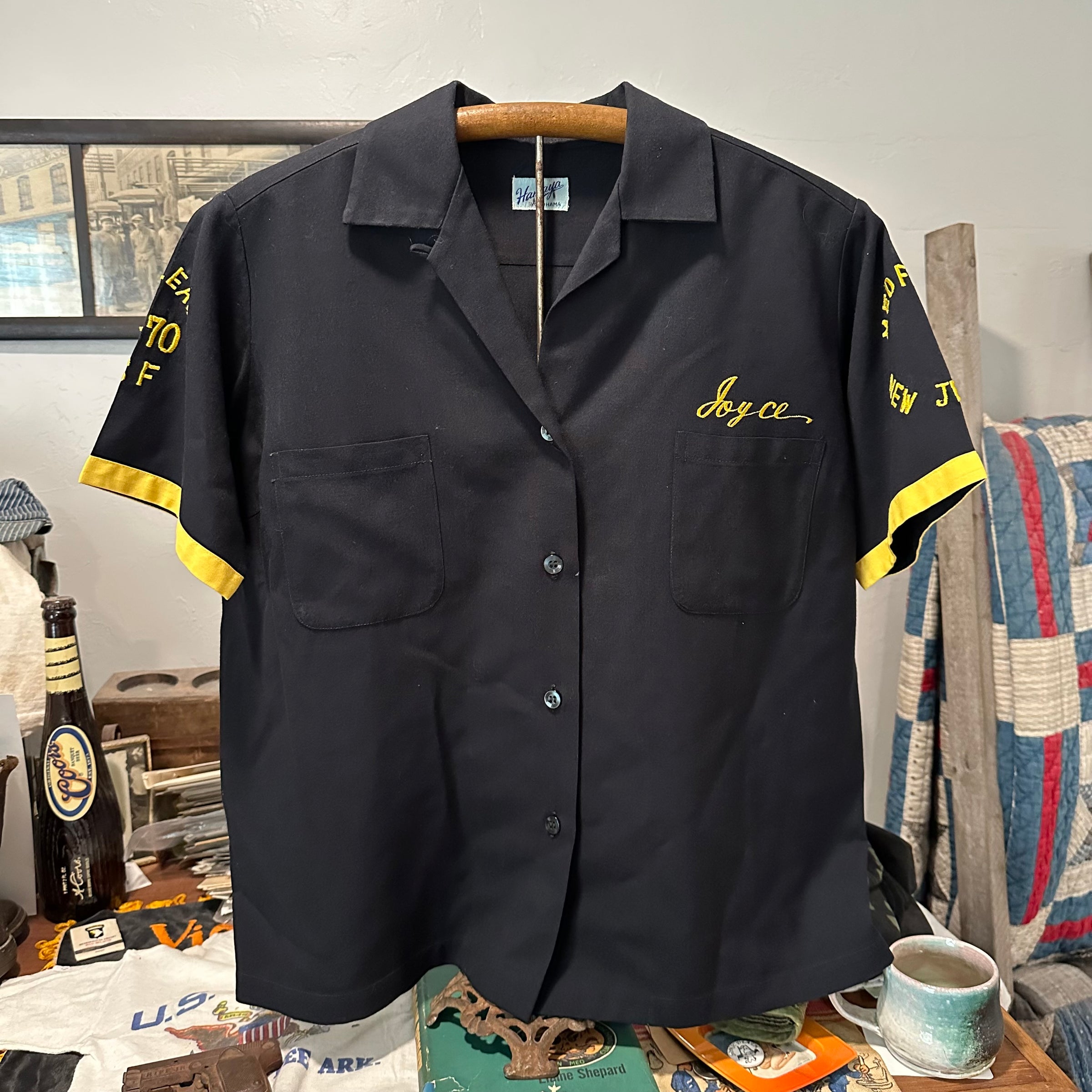 1970’s Vietnam War Naval Support Facility Souvenir Bowling Shirt