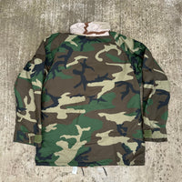 1990’s US Army ECWCS Reversible Woodland/Desert Camo Gore-Tex Parka Medium Regular