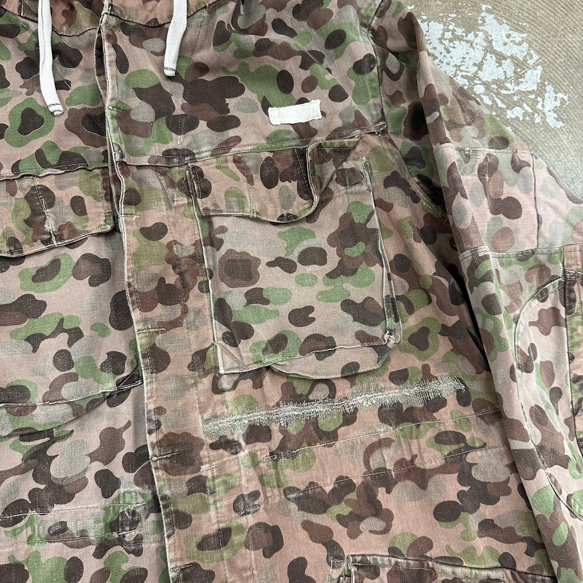 1960’s Austrian Pea Dot Camo Parka Medium