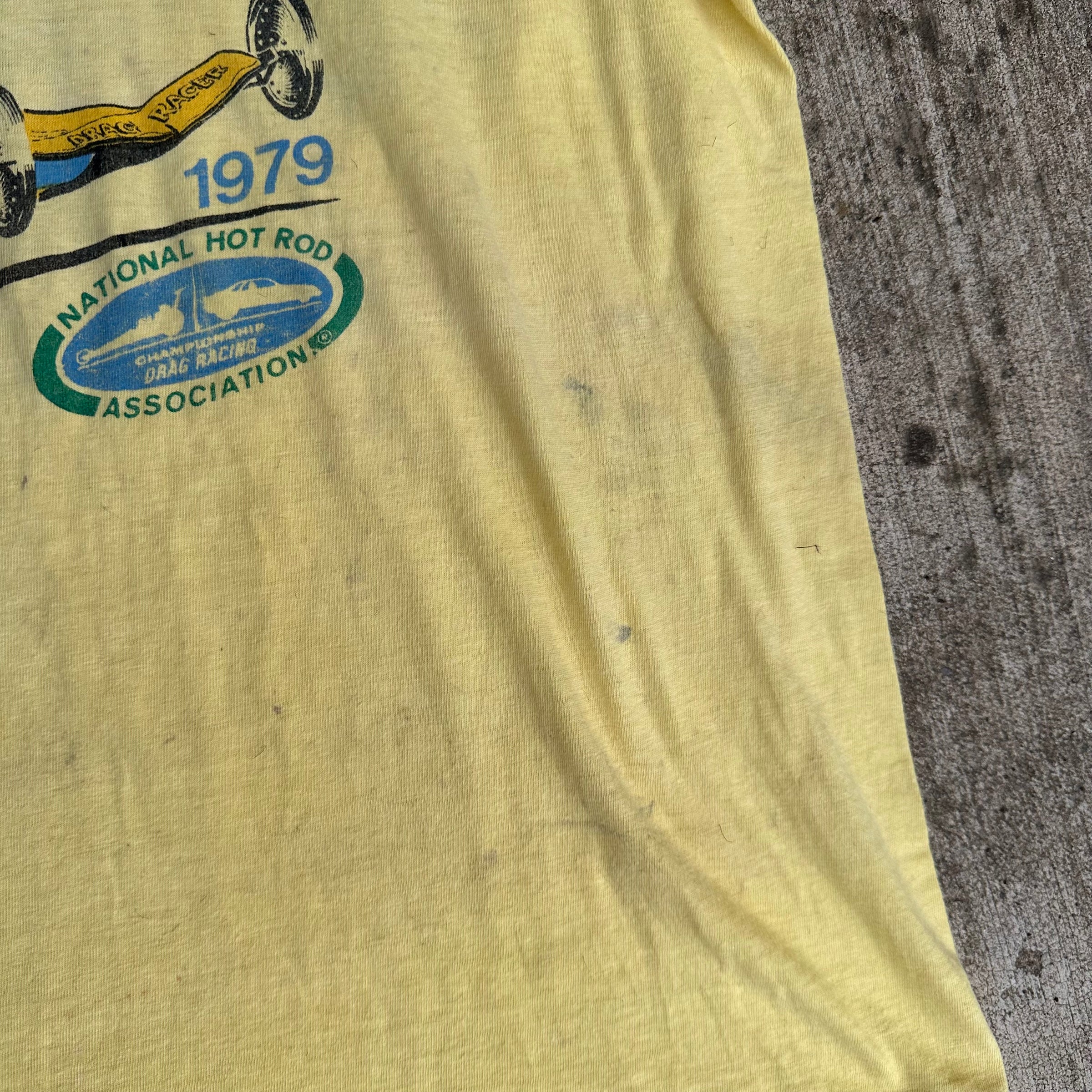 1970 NHRA Spring Nationals Drag Racing T-Shirt Medium