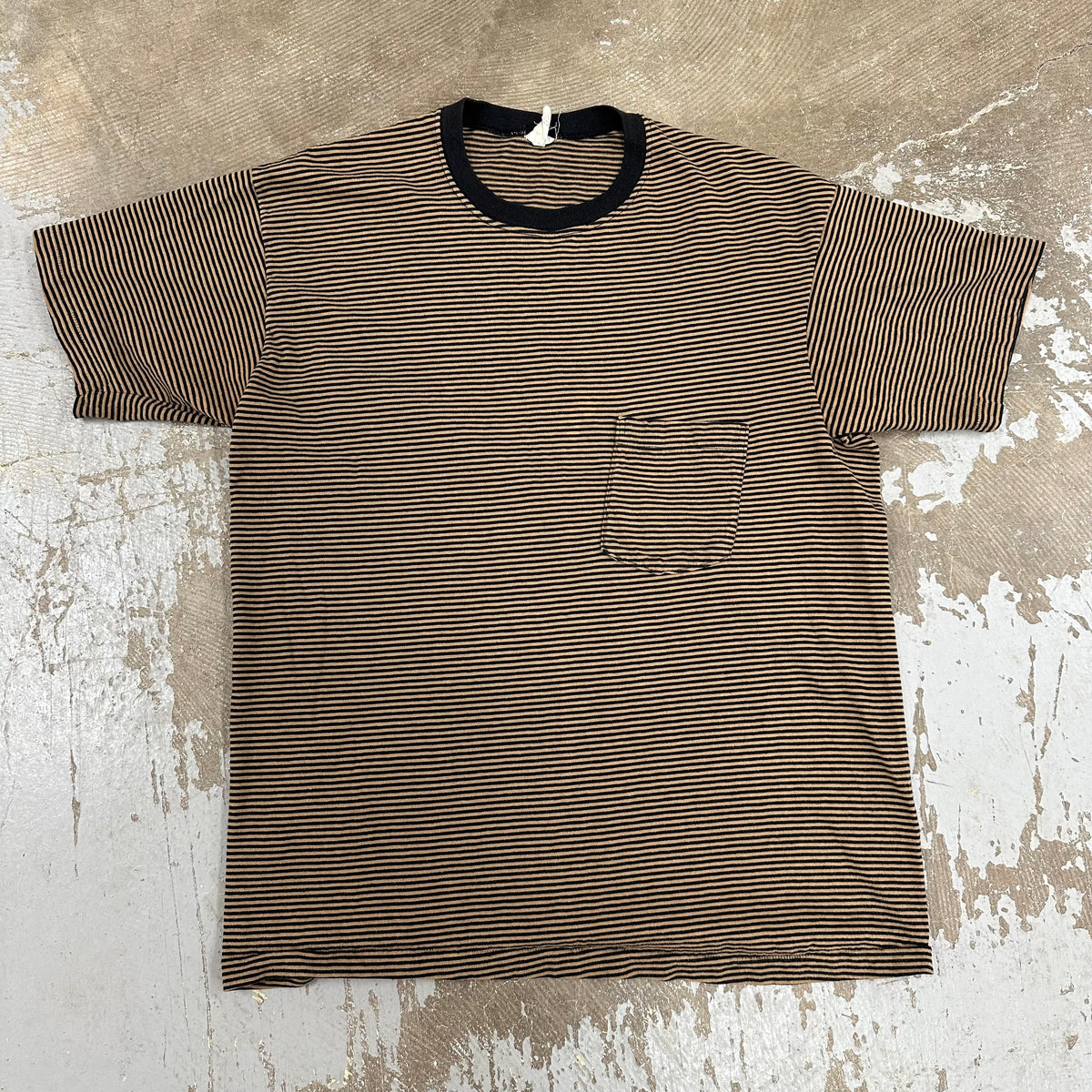 1990’s Gap Black Striped Ringer T-Shirt Medium