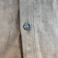 1980’s Polo Ralph Lauren Suede Leather Work Shirt Medium