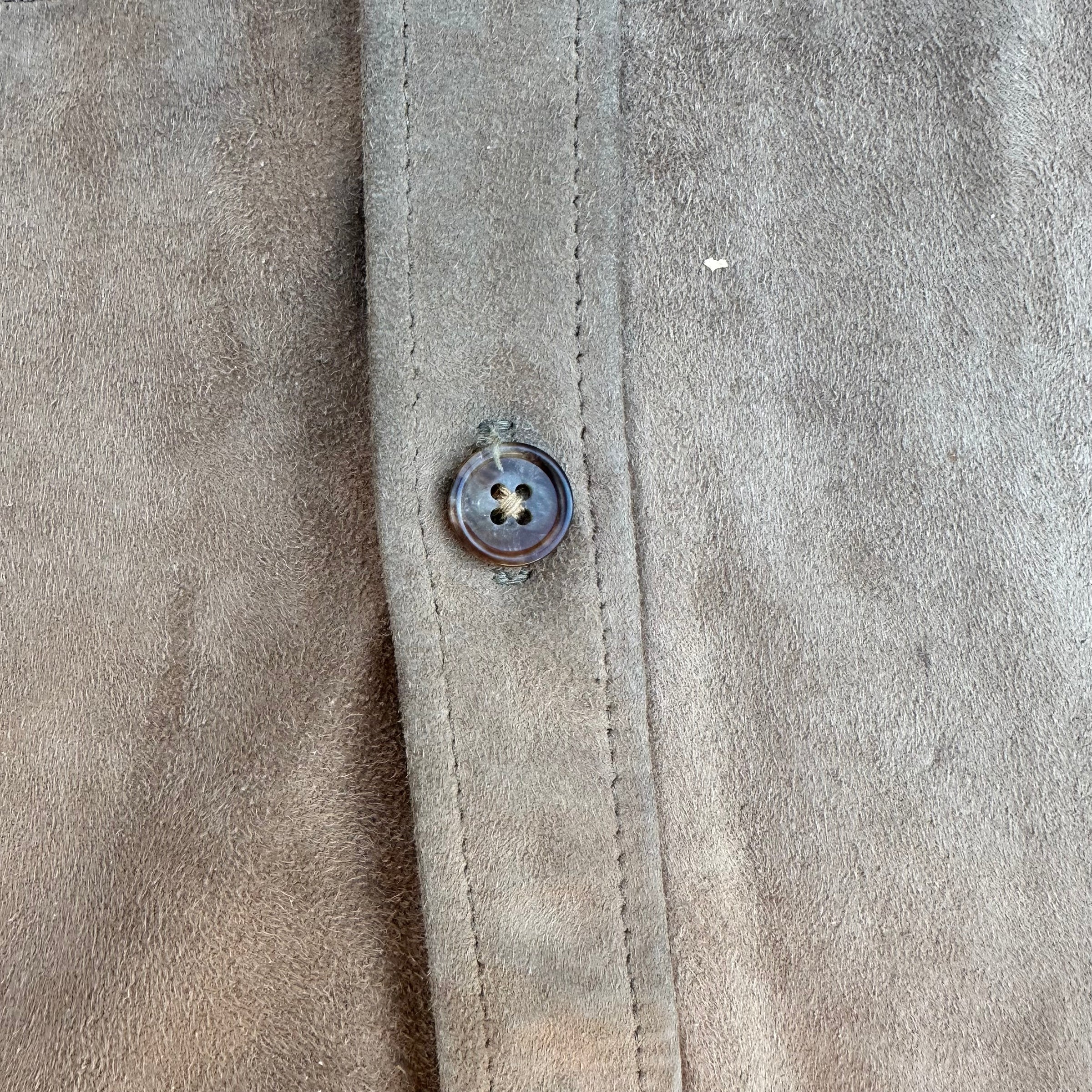 1980’s Polo Ralph Lauren Suede Leather Work Shirt Medium