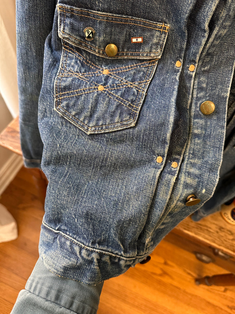 1950’s Washington Dee Cee Type 2 Style Denim Jacket Medium