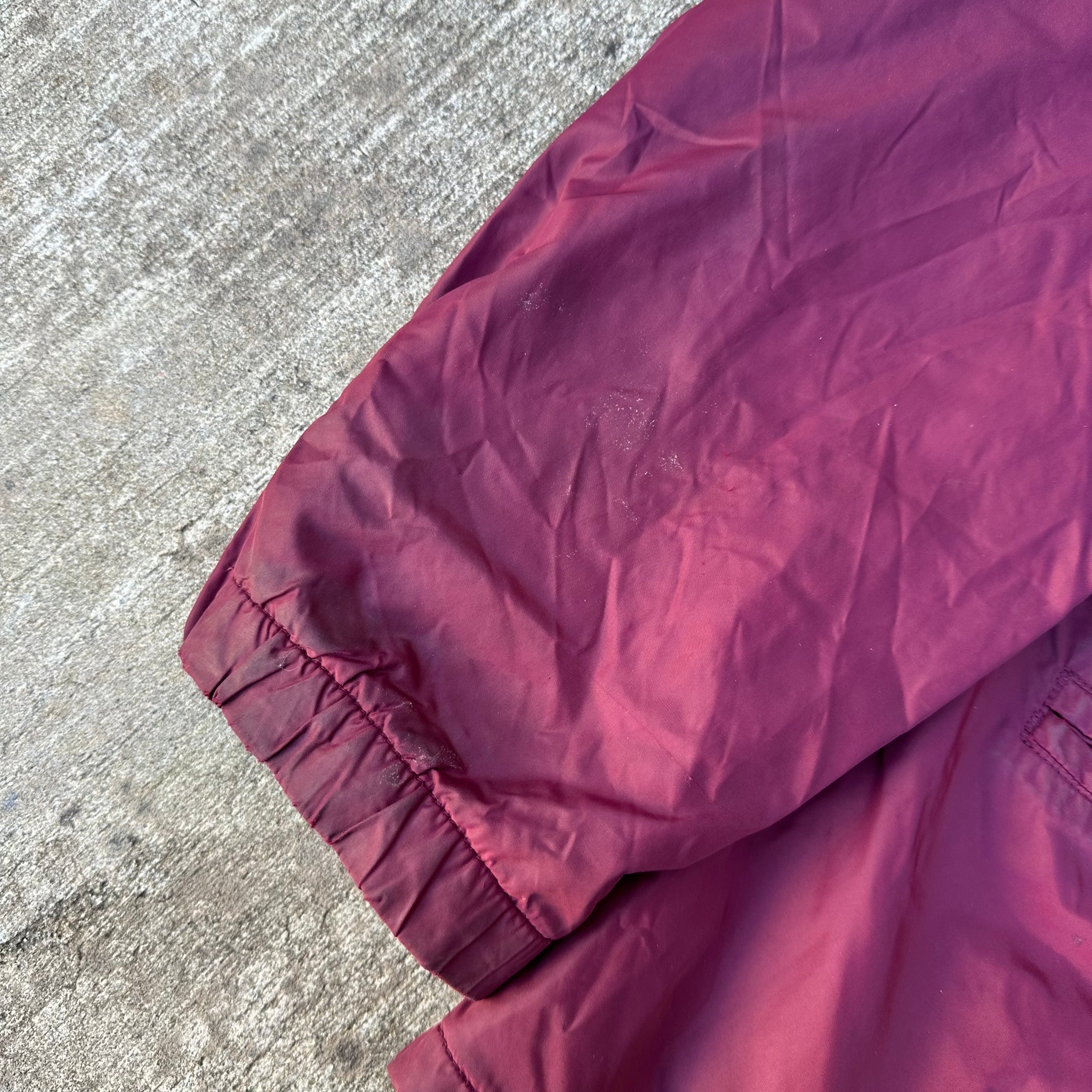 1980’s LL Bean Chamois Lined Nylon Coach Jacket Large