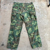 1960’s Vietnam War ERDL Camo Poplin Jungle Pants Large Long